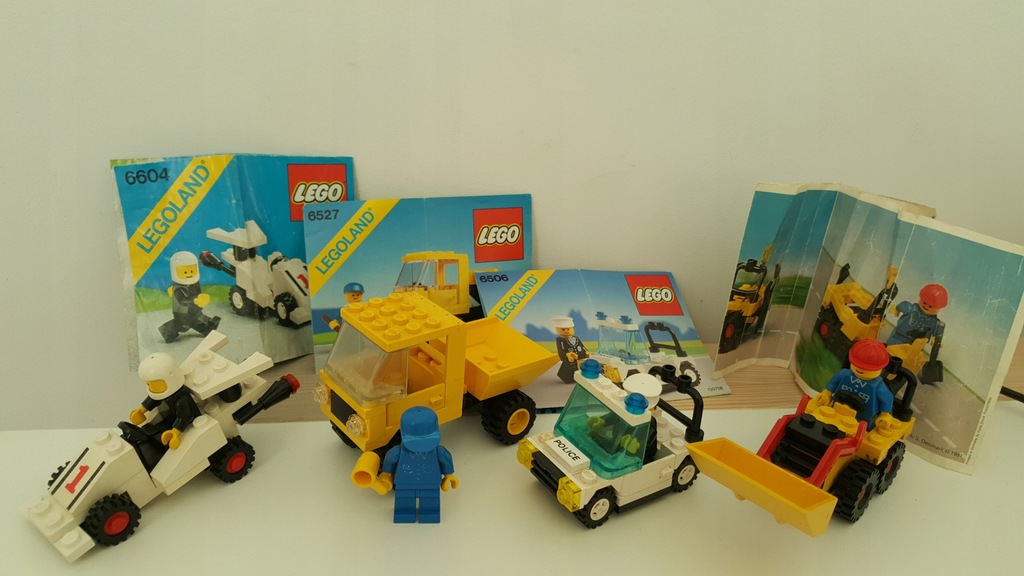 4 STARE ZESTAWY LEGO LEGOLAND CZASY PRL