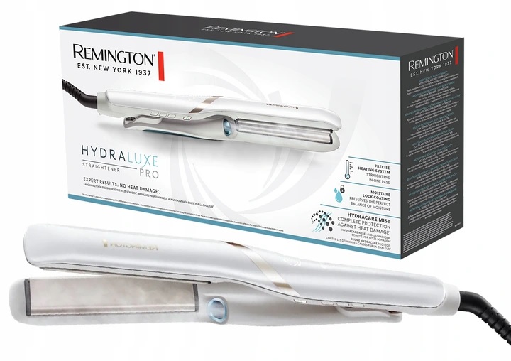 PROSTOWNICA Parowa z Mgiełką do Włosów REMINGTON S9001 HYDRALUXE PRO