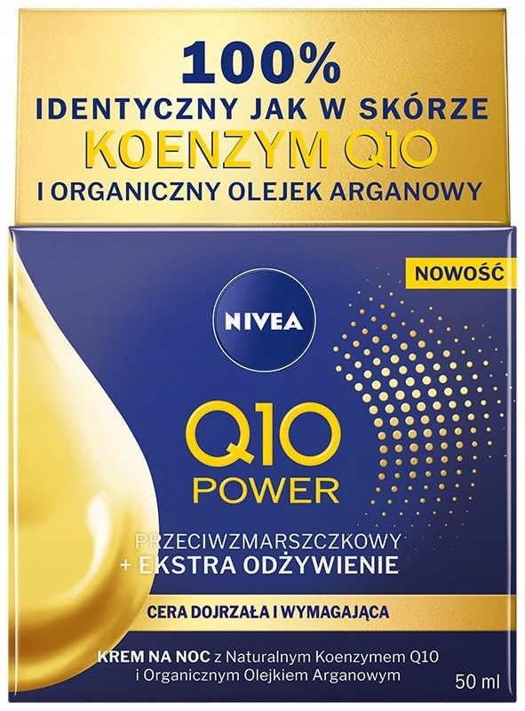 Nivea Anti-Wrinkle + Extra Nourishing Q10 Power Krem na noc 50ml (W) (P2)