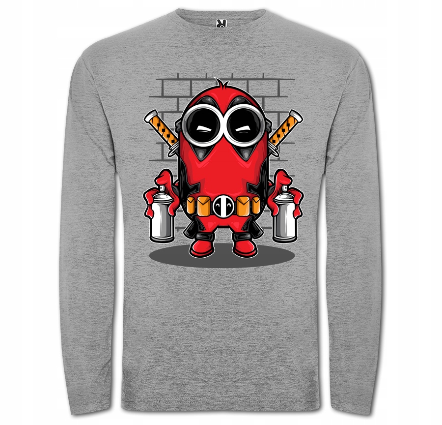 LONG DEADPOOL MINION KATANA SPRAY GRAFITTI S