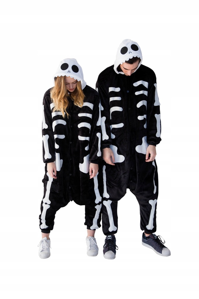 SZKIELETOR Szkielet PIŻAMA Kigurumi Onesie 170