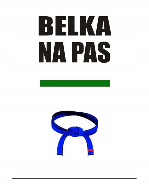 Belka na pas - Zielony