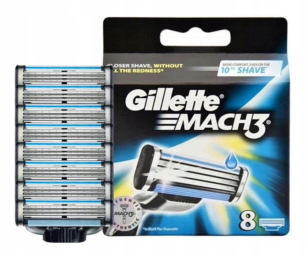 Купить Оригинальные вставки для лезвий Gillette Mach3, 8 шт.: отзывы, фото, характеристики в интерне-магазине Aredi.ru