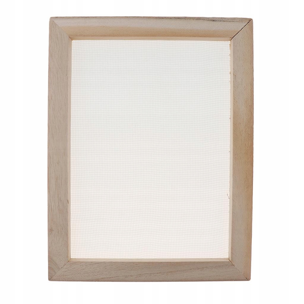 Vintage Wooden Paper Making Screen Papermaking Screen Tools for Print On