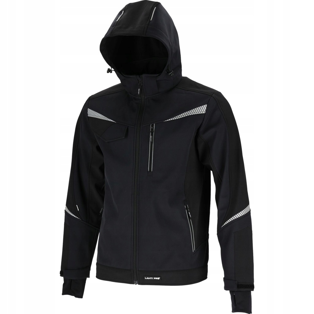 PROFIX KURTKA SOFTSHELL Z KAPT. CZARNA S
