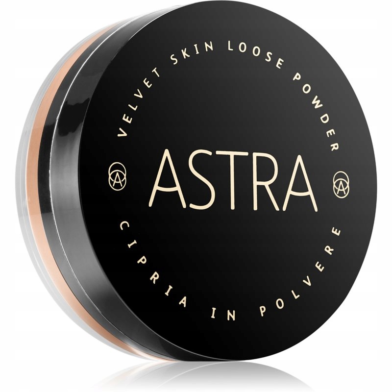 Astra Make-up Velvet Skin rozświetlający puder sypki dla aksamitnego w...