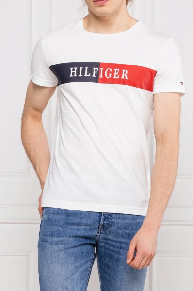 Tommy Hilfiger MW0MW13331 T-shirt Męski Biały XL