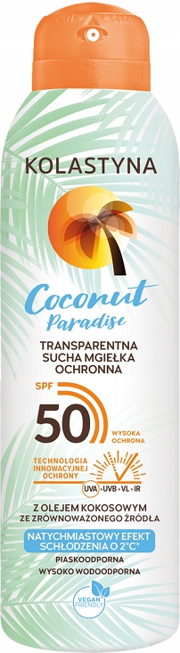 KOLASTYNA COCONUT SUCHA MGIEŁKA DO OPALANIA SPF 50