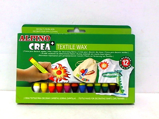 Kredki woskowe Crea+ Textile Wax