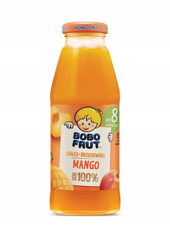 Bobo Frut Sok 100% jabłko brzoskwinia mango 300 ml