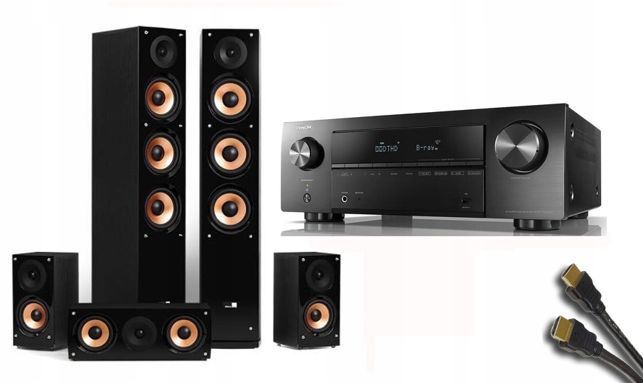 DENON AVR-X550BT + PURE ACOUSTICS NOVA 8 + GRATIS!