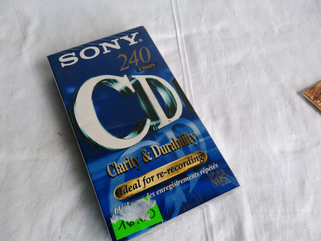 FHS czysta kaseta Sony 240