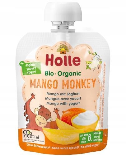 Holle Bio Mus owocowy z jogurtem Mango po 8msc 85g