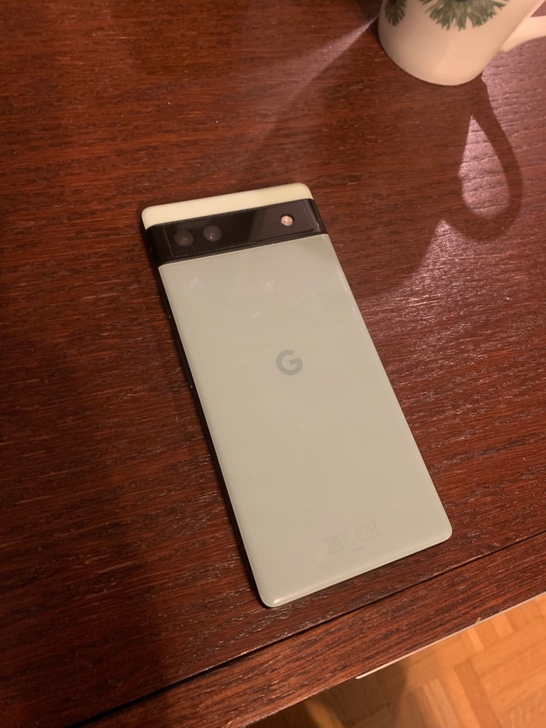 Smartfon Google Pixel 6a 128 GB zielony z blokadą