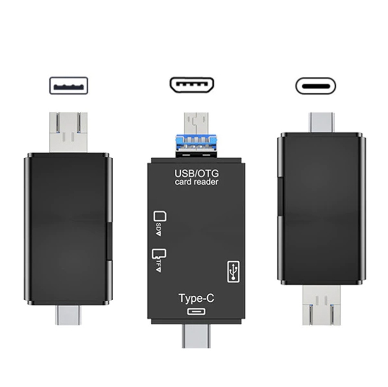 Купить Устройство чтения SD-карт MICROSD USB MICRO USB USB-C 5 в 1: отзывы, фото, характеристики в интерне-магазине Aredi.ru