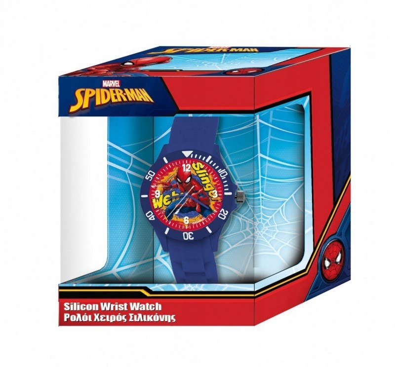 Diakakis Zegarek analogowy w pudełku Spiderman Pul