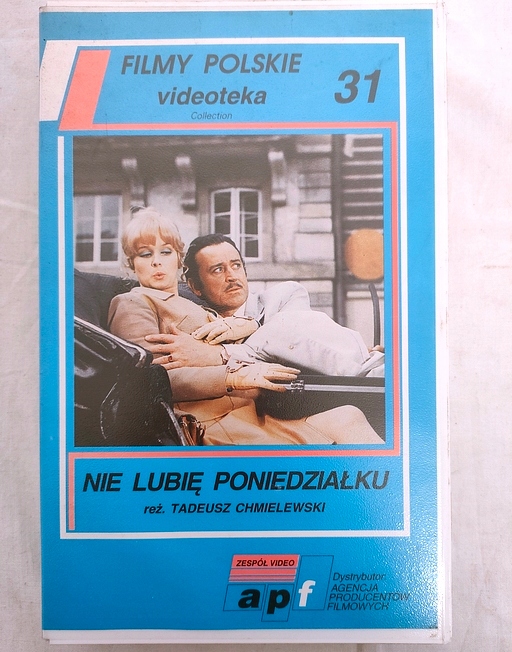 FILM VHS kaseta Videoteka 31 Nie lubię poniedziałku komedia polska