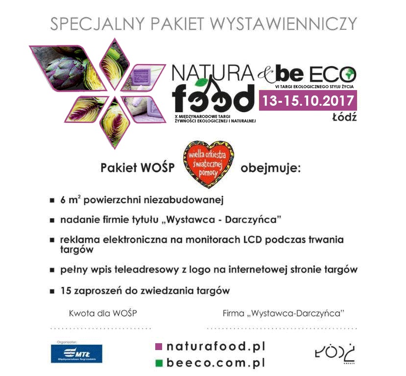 MTŁ-miejsce wystawowe na tagrach NaturaFood beECO