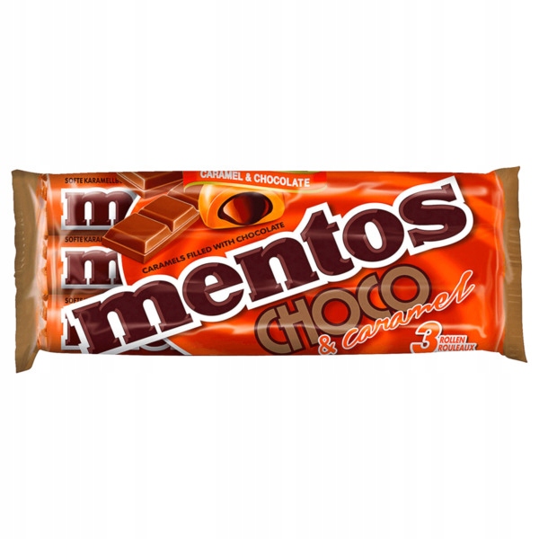 MENTOS CHOCO & CARAMEL (3 x 38 G)
