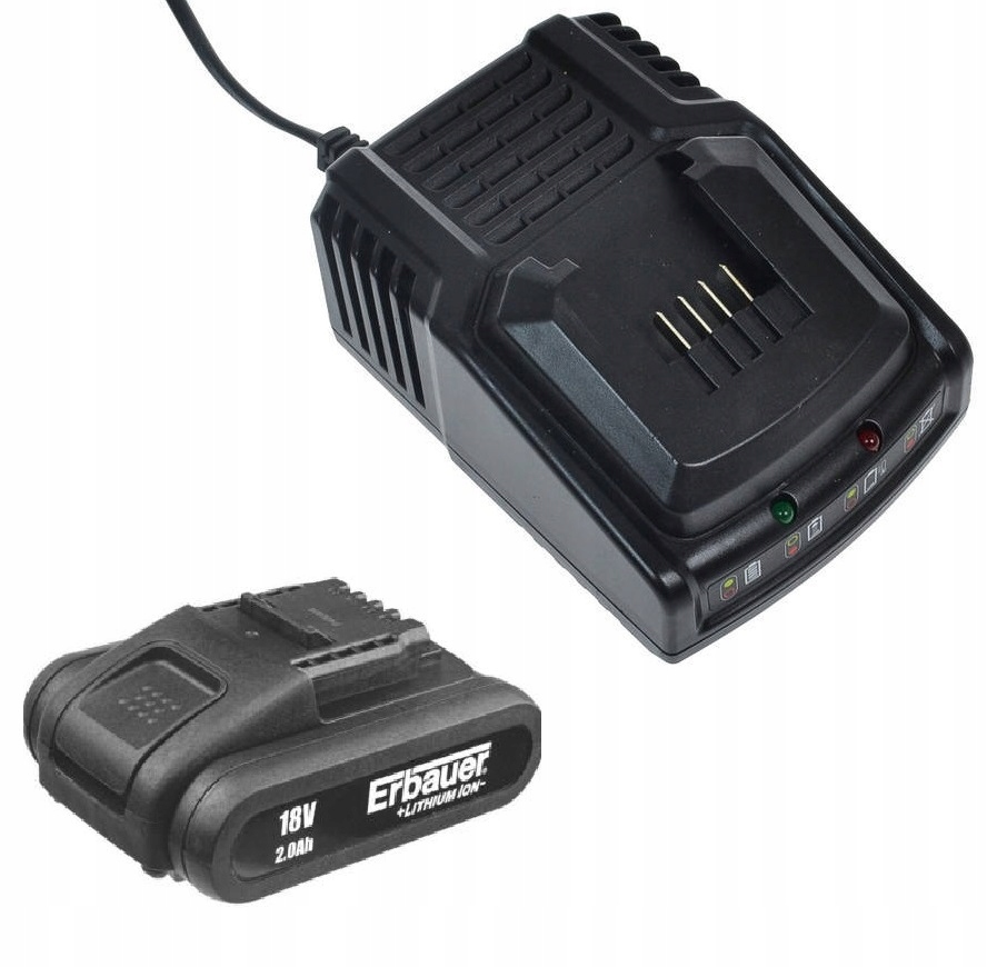 Battery Connector Erbauer Erb607chr 18v Battery Charger Akumulator  Ładowarka ERBAUER ERI606BAT ERB607CHR 7726539625