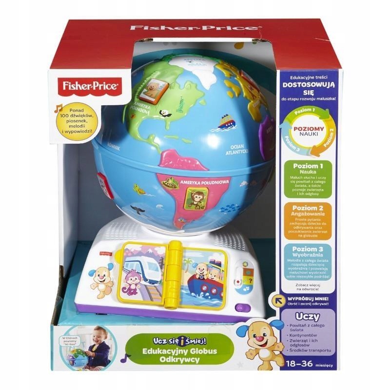 Edukacyjny globus odkrywcy Fisher Price DRJ85