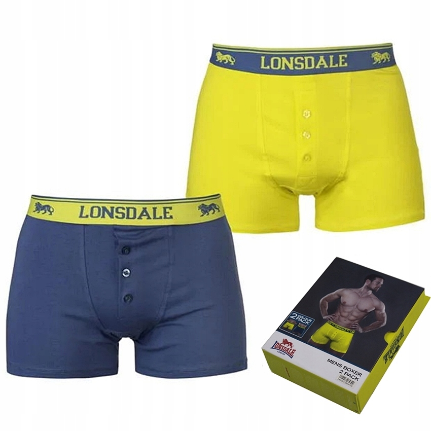 Bokserki majtki LONSDALE 2 pack XL (101-109) baweł