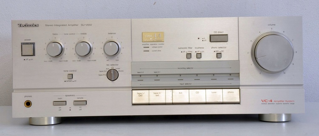 TECHNICS SU-V650 klasa AA SREBRNY 670W