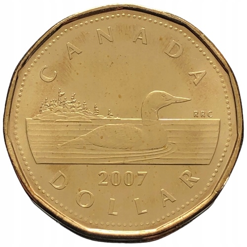 64758. Kanada, 1 dolar, 2007r.