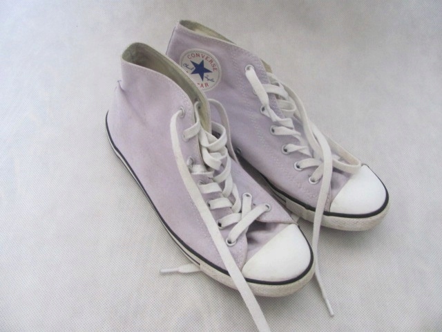 CONVERSE wysokie liliowe trampki 40