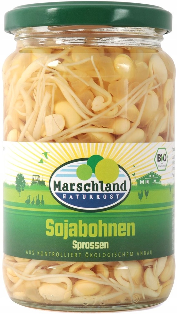 Marschland Naturkost Kiełki Soi w zalewie BIO 330g