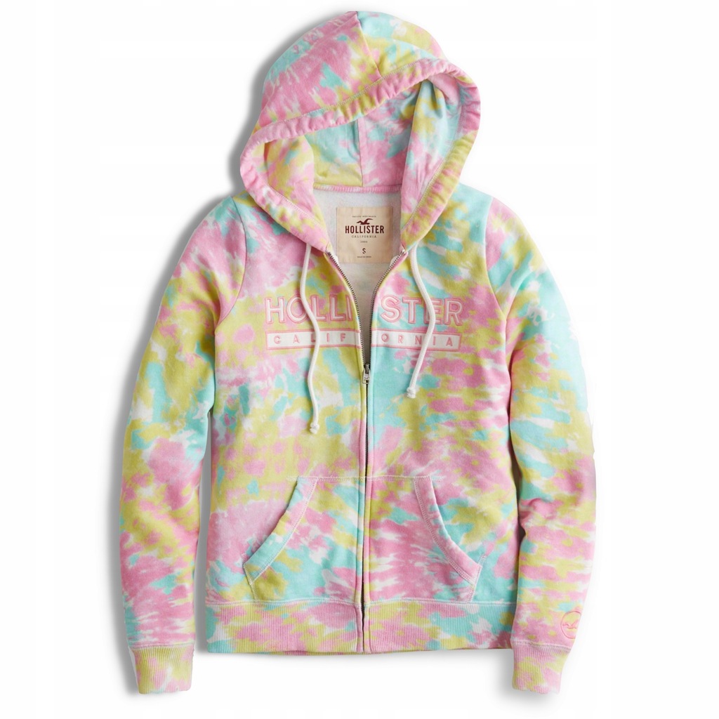 HOLLISTER bluza Logo Graphic Full-Zip Hoodie r. S