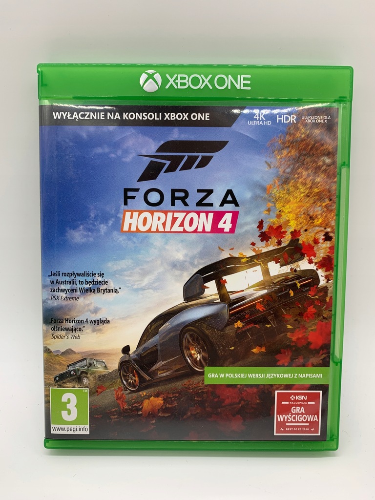 GRA PS4 FORZA HORIZON 4 - 9855682111 - oficjalne archiwum Allegro