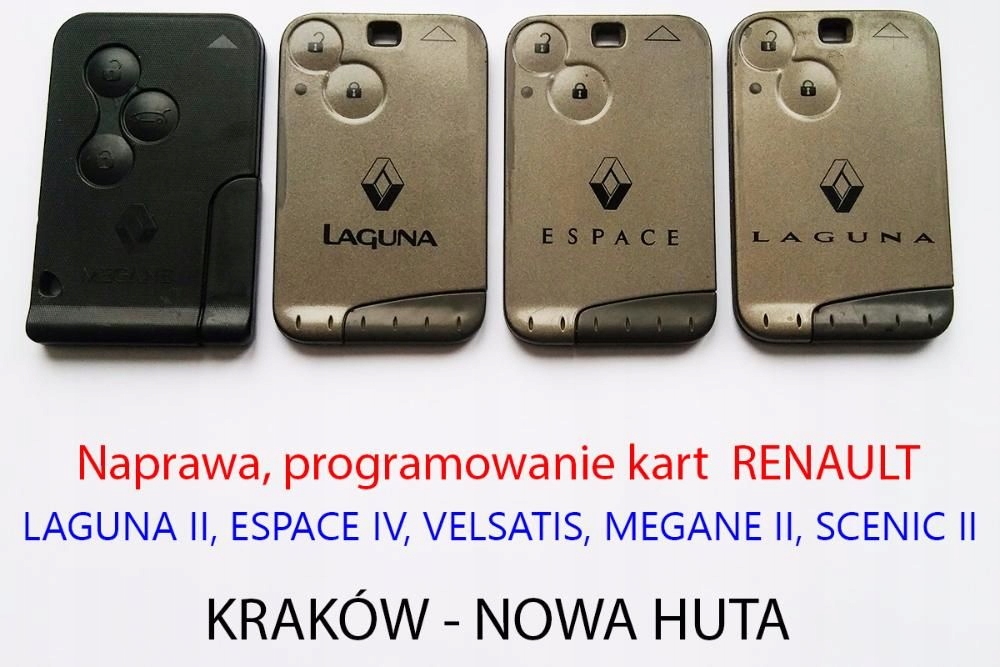 Naprawa karta Laguna Megane Scenic Espace + obudow