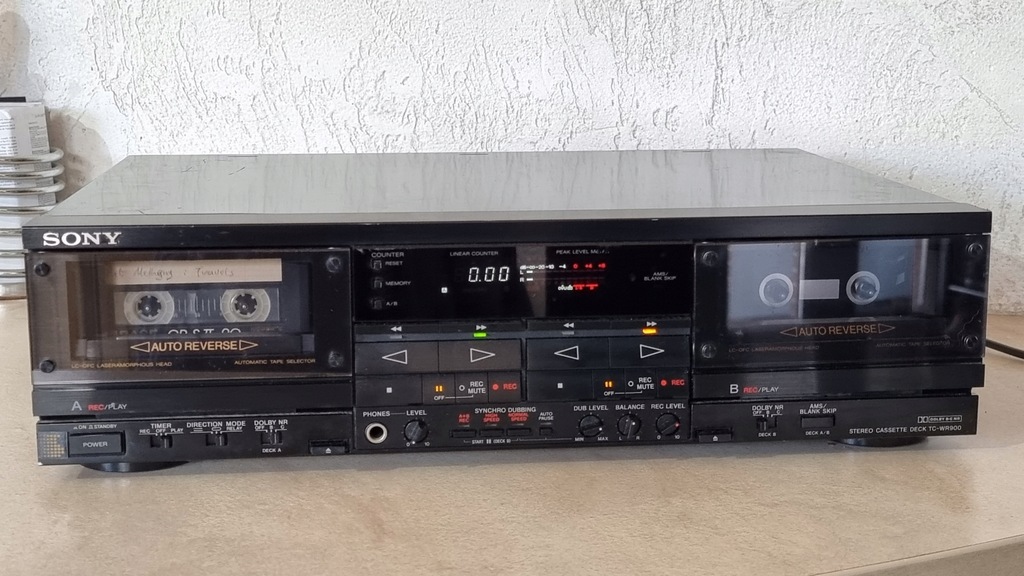 SONY stereo TC-WR900 デュアルカセットデッキ Yahoo!オークション