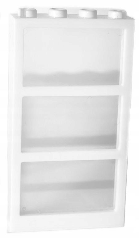 LEGO 57894 BIAŁE OKNO CLEAR SZYBKA 1x4x6