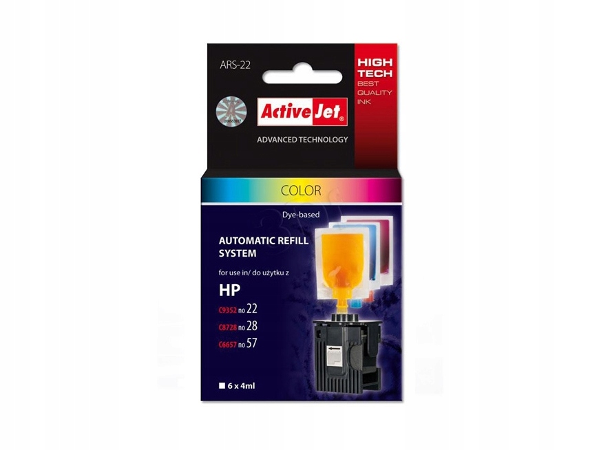 UZUPEŁNIACZ DO HP OfficeJet 4215 4219 KOLOR NOWY