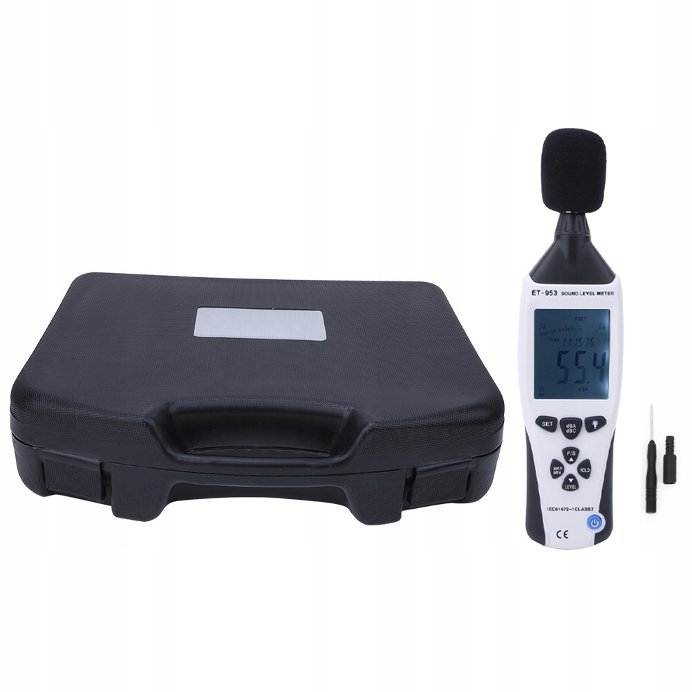 ET-953 LCD Cyfrowy miernik poziomu dźwięku Tester