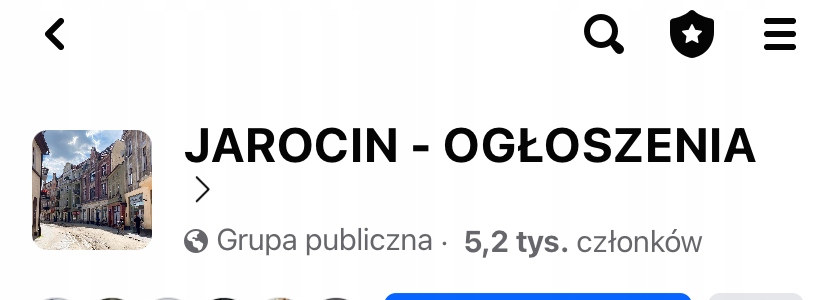 Grupa na Facebooku „Ogłoszenia - Jarocin”