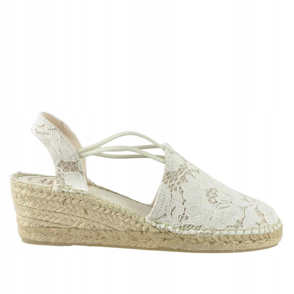 Duże espadryle Toni Pons tania-ja białe 43 28 cm