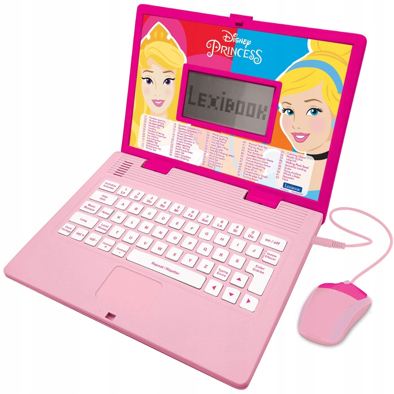 Dwujęzyczny laptop edukacyjny Lexibook Disney Princess