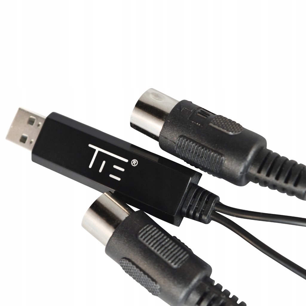 Kabel TIE Studio MIDI 1i1o Interfejs USB 19-90006