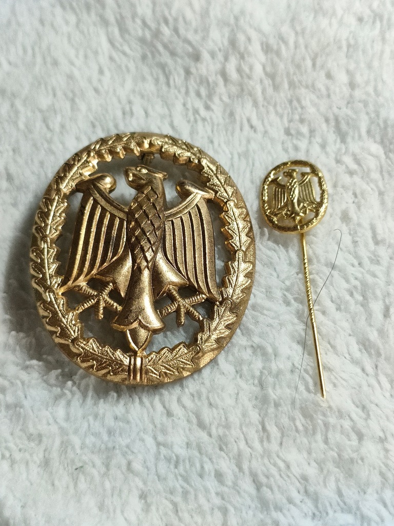 Odznaka Bundeswehra złota + miniaturka NIemcy