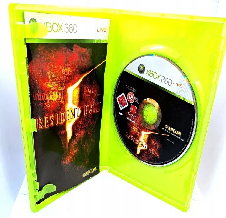 GRA RESIDENT EVIL 5 XBOX 360 MICROSOFT XBOX 360