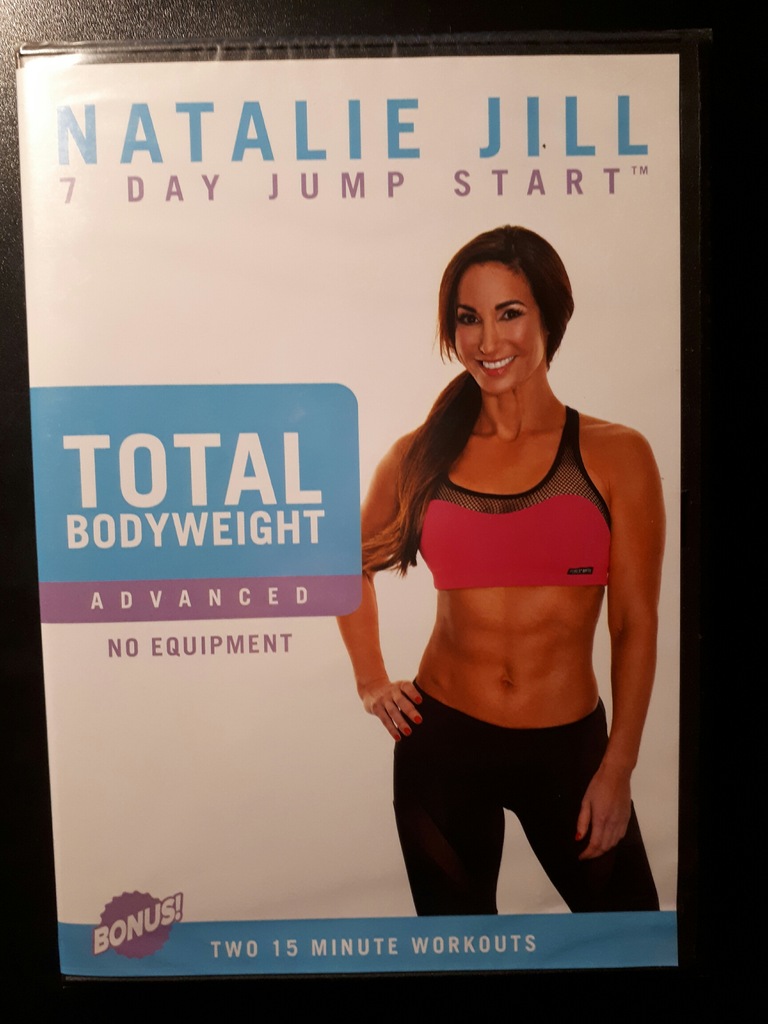 DVD Fitness Natalie Jill Total Bodyweight Advanced