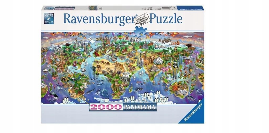 PUZZLE 2000 CUDA ZIEMI PANORAMA, RAVENSBURGER