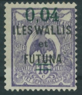 Kolonie fr. Iles Wallis et Futuna 0,04 c. / 15 c.