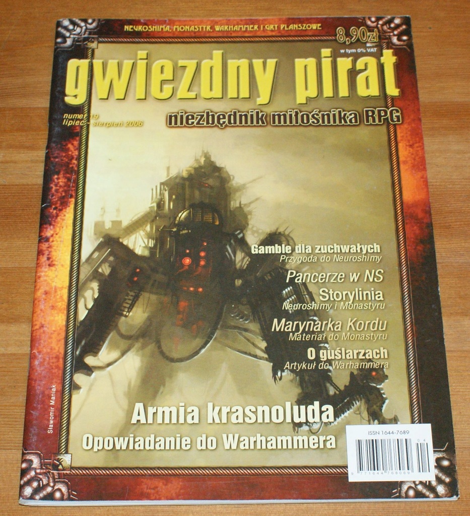 GWIEZDNY PIRAT nr 19 - NIEZBĘDNIK MIŁOŚNIKA RPG