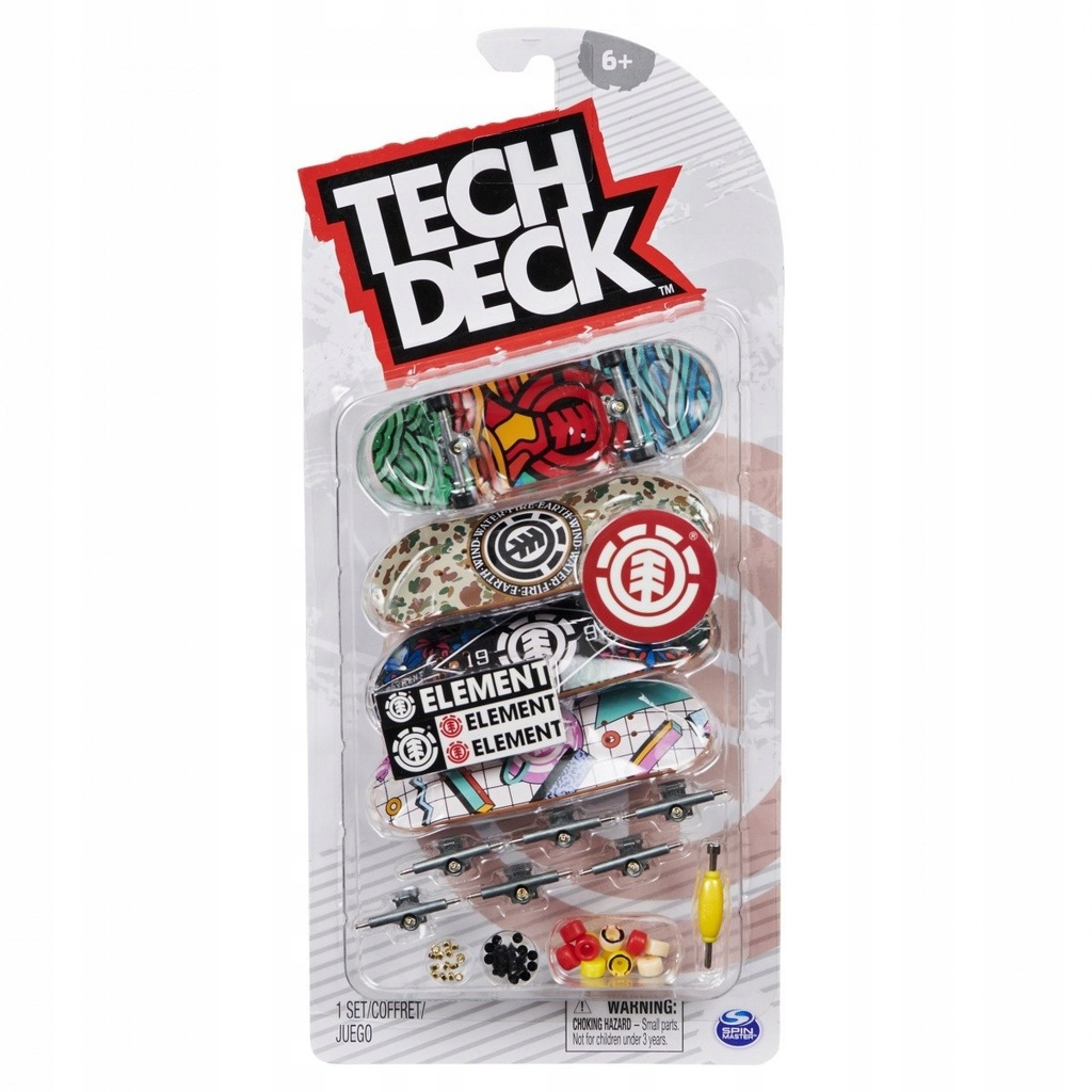 Zestaw Tech Deck fingerboard (4pk) v2