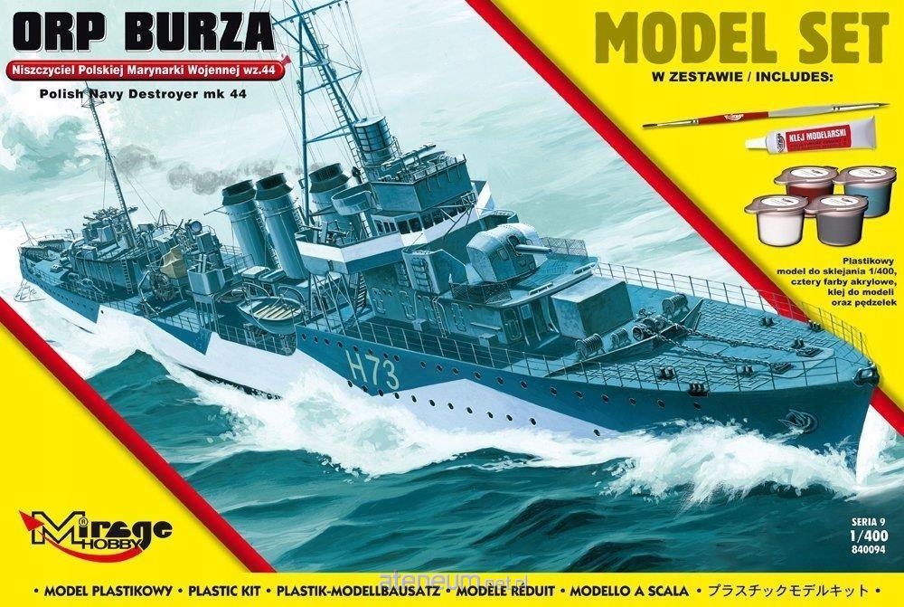 Model Mirage Hobby okręt ORP Burza 840094