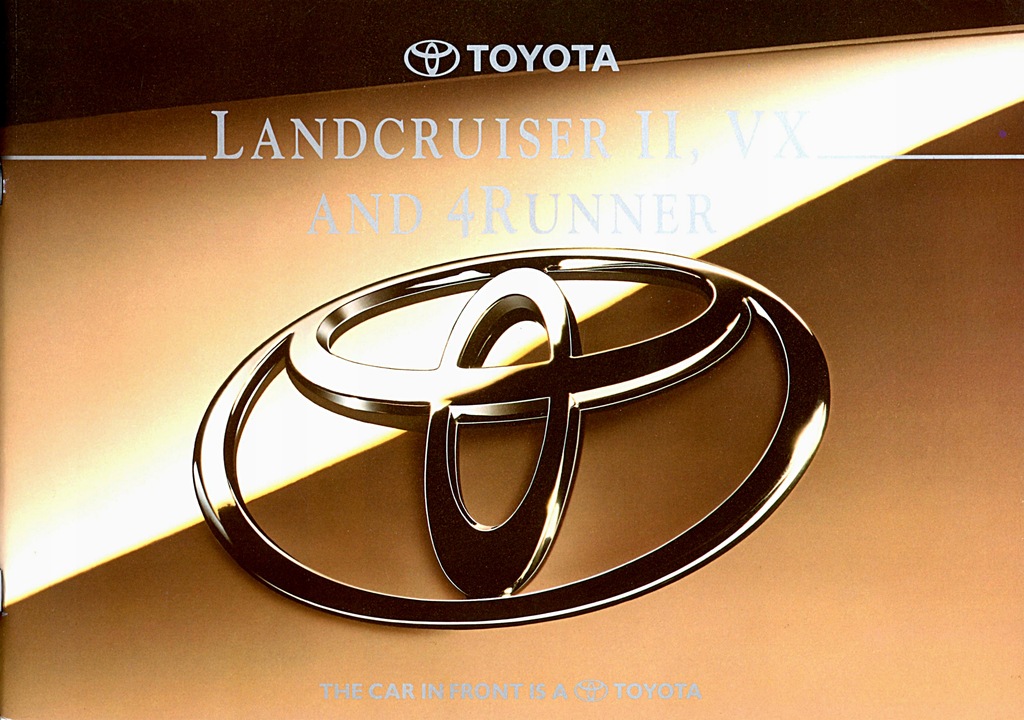 TOYOTA LANDCRUISER II / LANDCRUISER VX / 4RUNNER